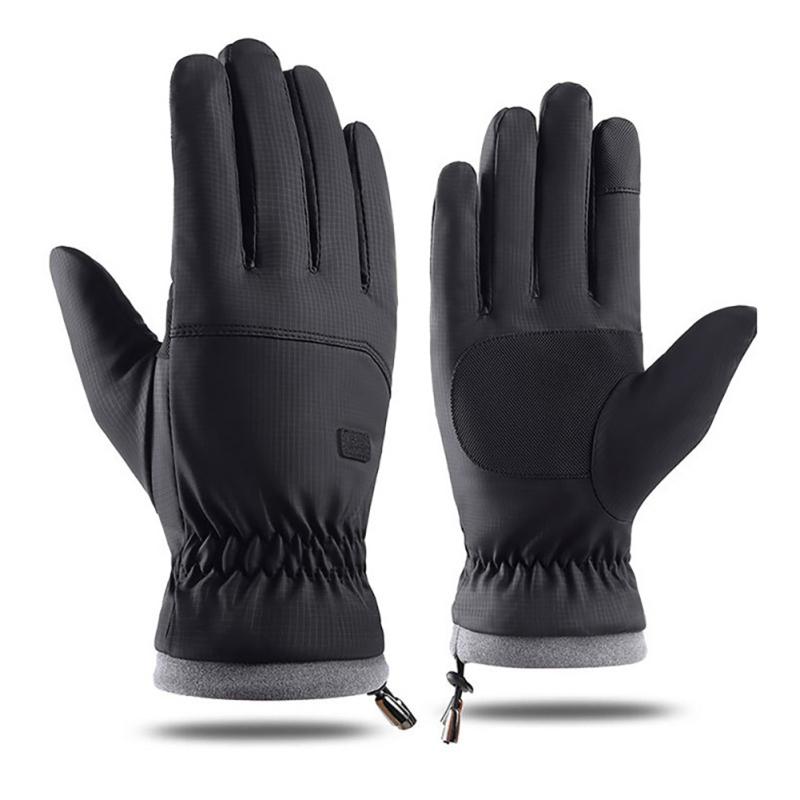 Motorcycle Warm Cycling Gloves Waterproof Windproof Touch-screen Non-slip Electric Bike Riding