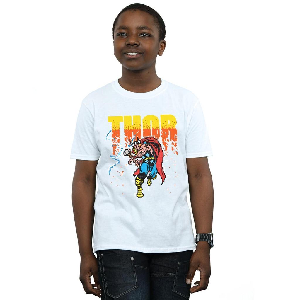 Marvel Gutter Thor Pixelated T-skjorte