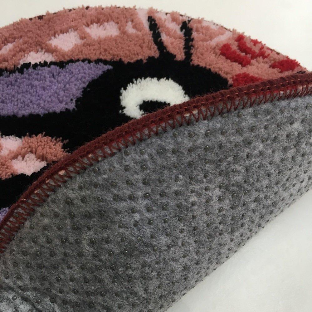 Senko Lieferservice Tokeito Stuhlmatte, Stuhlpolster, Durchmesser 38 cm, Pink Cat Ghibli, Acryl, 91245, Kiki‘s, ca.