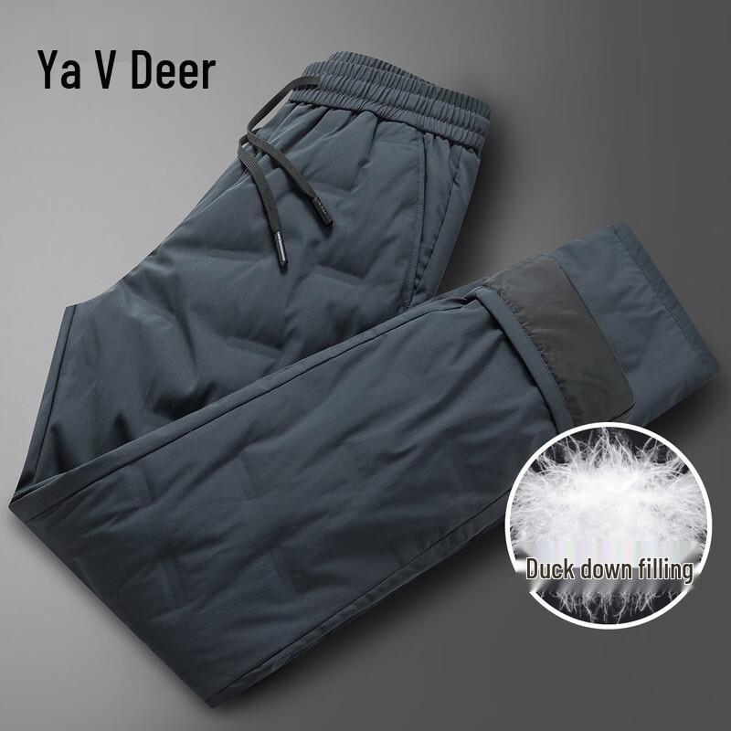 Yalu Men s Casual Straight Fit Down Pants L L