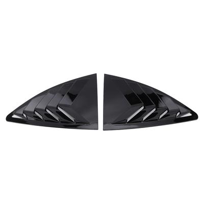 Par de Saída de Ar Lateral Traseira com Grade de Ventilação Tampa da Persiana da Janela Esquerda Direita Substituição de Acabamento para GT86 BRZ 2013 2020 Brilhante