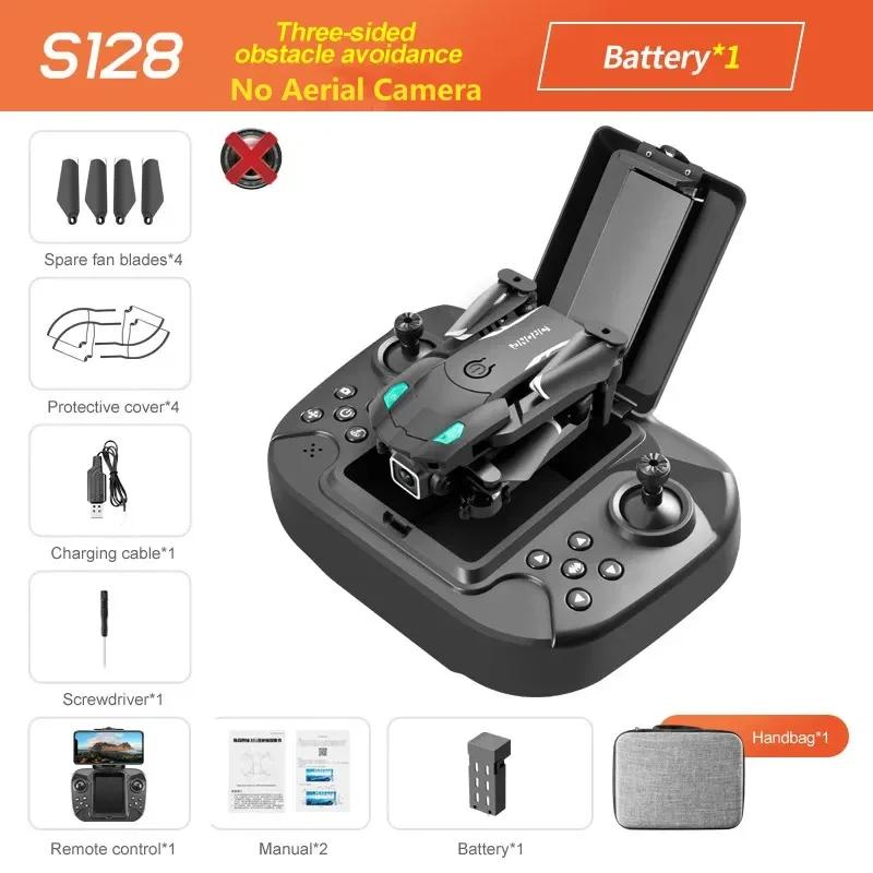 New S128 Mini Drone 4K Professional HD Camera switching Three Obstacle Avoidance Air Pressure Fixed Height Foldable Quadcopter