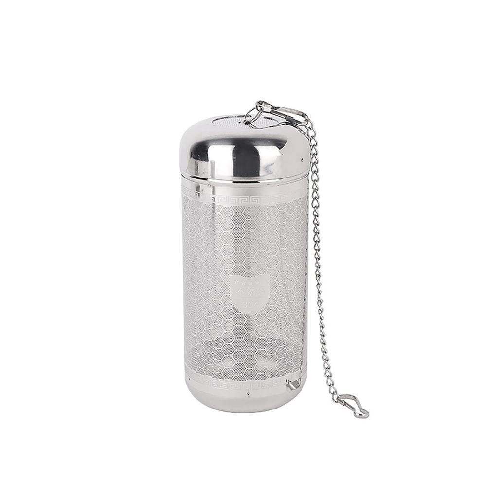Stainless Steel Tea Infuser with Chain and Hook Mesh Tea Strainer for Loose Leaf Tea Brewing Kitchen Accessory