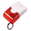 12V Sound and Light Alarm Siren High Decibel Fire Burglar Alarm Horn with LED Flashing Light for Home Store
