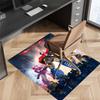 Bumblebee and Optimus Prime1 Printed Absorbent Washable Carpet, Non-Slip Bathroom Mats, Kitchen Rugs, Yoga Mat,Living Room Entrance, Camping Picnic Ru