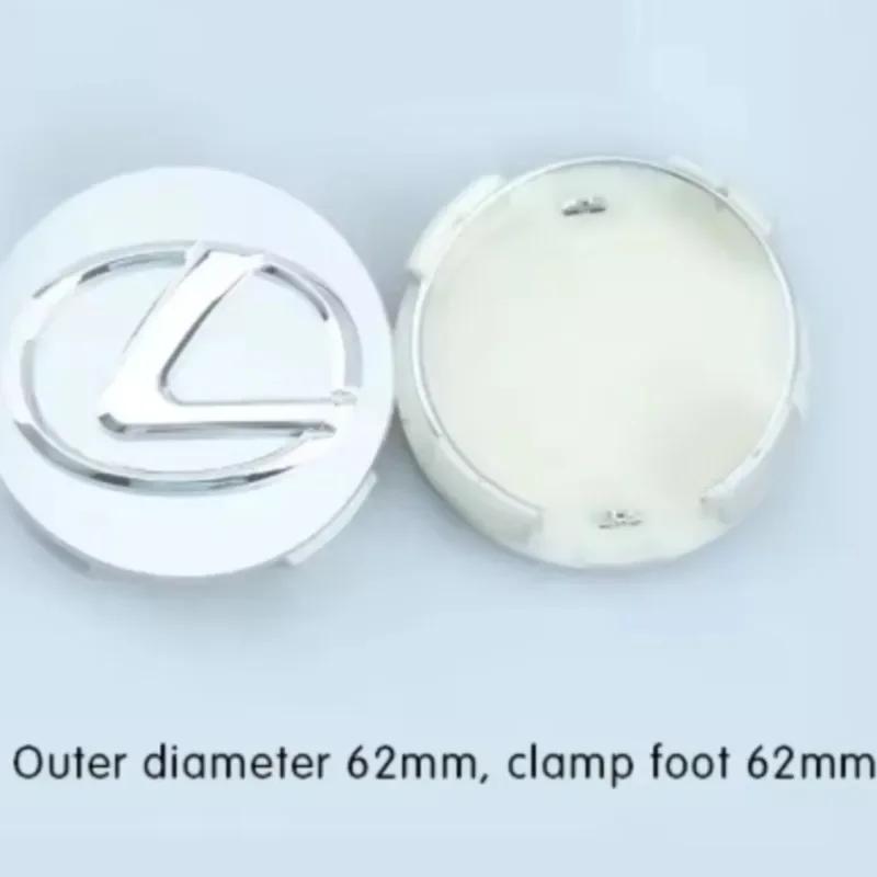 

4 шт. 62 мм Автомобильные стайлинг-колпачки центральной ступицы колеса Заменяемые крышки Для Lexus ES300 RX330 RX300 GS300 IS250 IS200 CT200h IS300 NX RX LX 4PCS