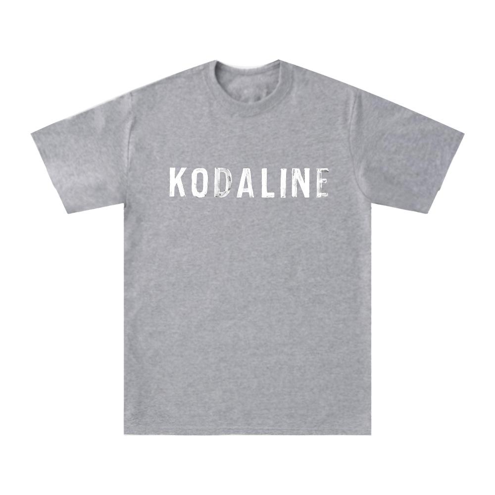

Kodaline Rock Indie Ban Silver Logo Tshirt Pure Cotton High Quality Round Neck Short Sleeve Tee Women Unisex Retro Graphic Tops 4XL