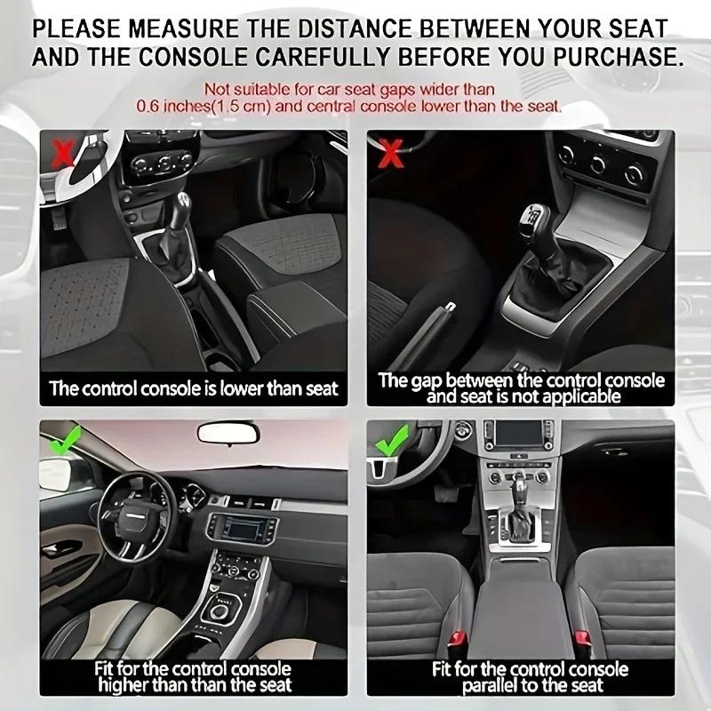 1pc Car Seat Gap Filler Organizer Storage Box, Car Seat Side Storage Box