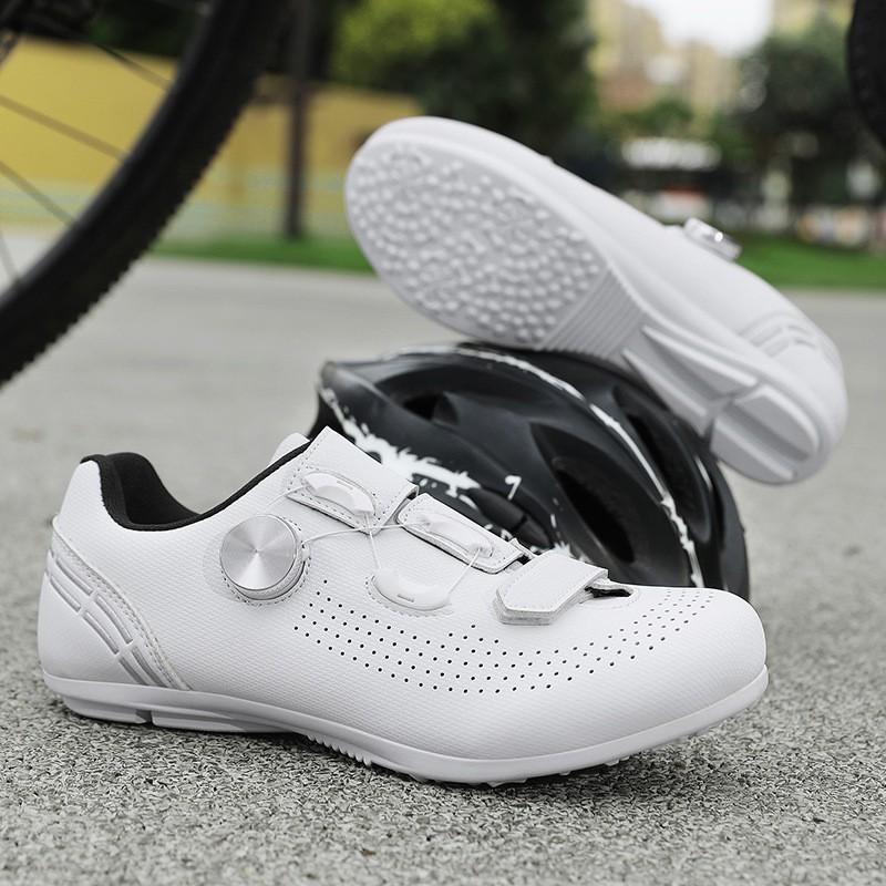 Unisex Cycling Shoes Road Mountain Bikes Breathable Lightweight Anti-Slip With Optional Clipless System
