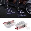 WAK3   LED Car Door Welcome Warning Light Projector Logo Decoration Accessories For Mercedes Benz Amg W204 W213 W205 W211 W212 W176