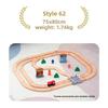 All Kinds of Wooden Track Set Wooden Railway Train Tracks Compatible with All Brands Wood Tracks Train Toys for Kids Gifts