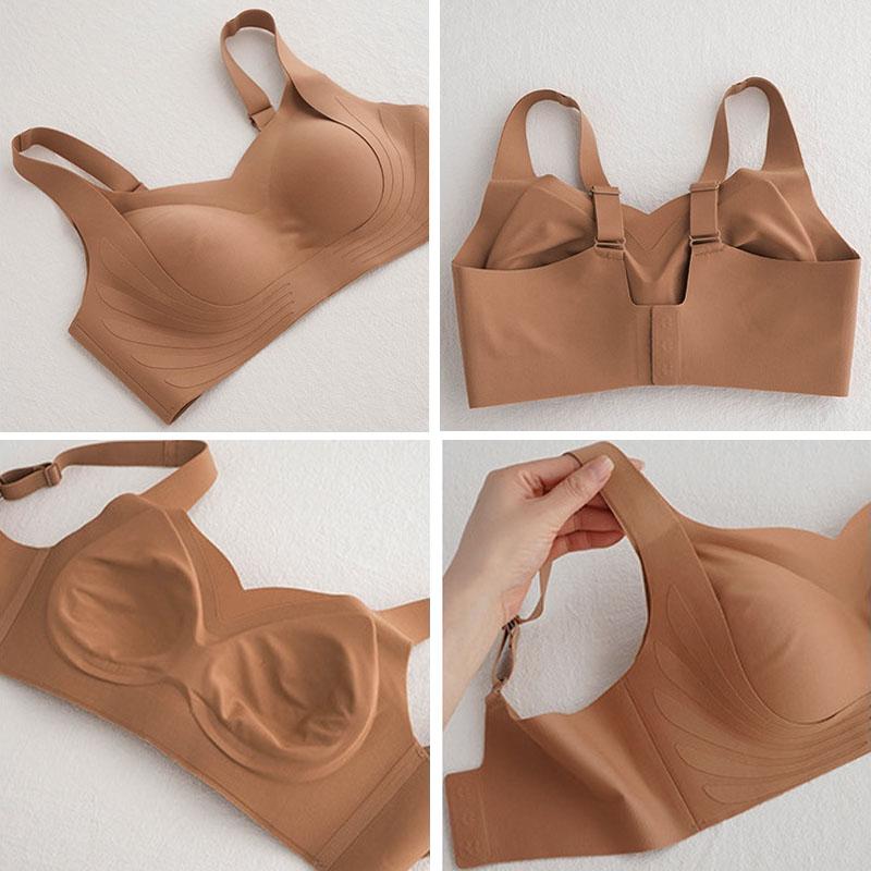 Traceless BH Frauen sammeln ohne Stahlring Unterwäsche Herbst und Winter bequemer BH einfarbiger BH unsichtbarer BH