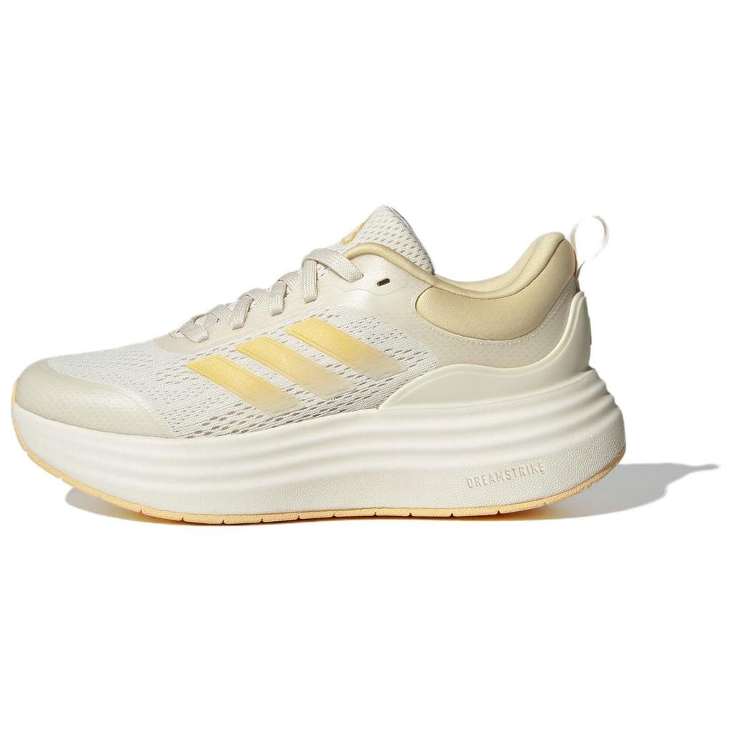 adidas NORA SHELL Coverage Low Top Casual Running Shoes Women's Light Yellow Sneakers JQ9634