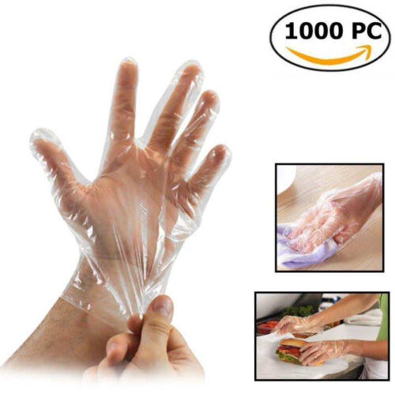 Gloves Disposable Food Grade Transparent Film Cover Thickened Takeaway Kitchen