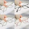 Blue Light Blocking Eyewear With Metal Square Frame For Women And Students