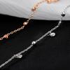 Choker Necklaces for Women Real 925 Silver Geometric Irregular Round Necklaces Clavicle Chain Cute Jewelry Accessories