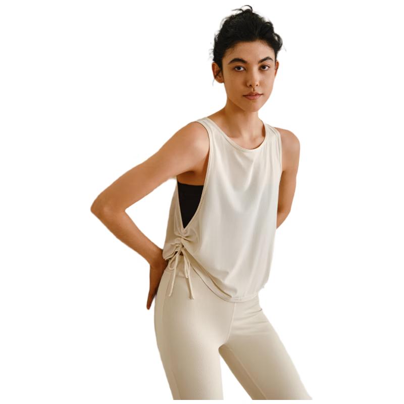 Gigt Loose Fit Drawstring Yoga Tank Top L