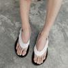 Genuine Leather White Men'S Sandals Men Slippers High Quality Casual Men Shoes Summer Outdoor Beach Flip-Flops Man Fashionable