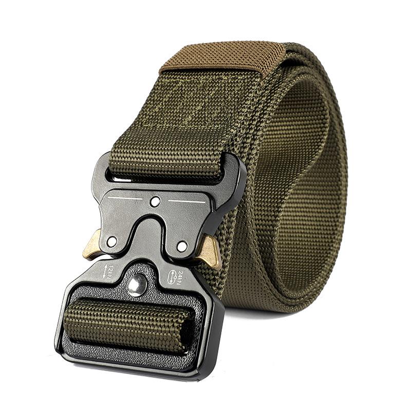 Men'S Sports Outdoor Pin Buckle Tactical Belt Cloth Belt Supply