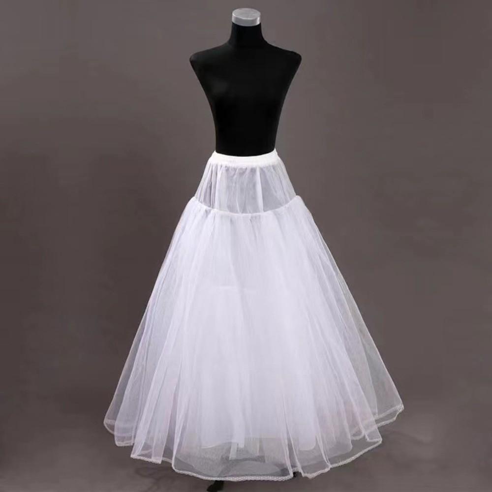 4-Lagen Unterrock Weiß Ballkleid Unterröcke Mode Krinoline Rock Partykleid