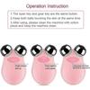 Microcurrent Facial Massager, Face Lift Massager, Skin Rejuvenation, Y Shaped 3D Roller Device, Anti Wrinkle Facial Massager