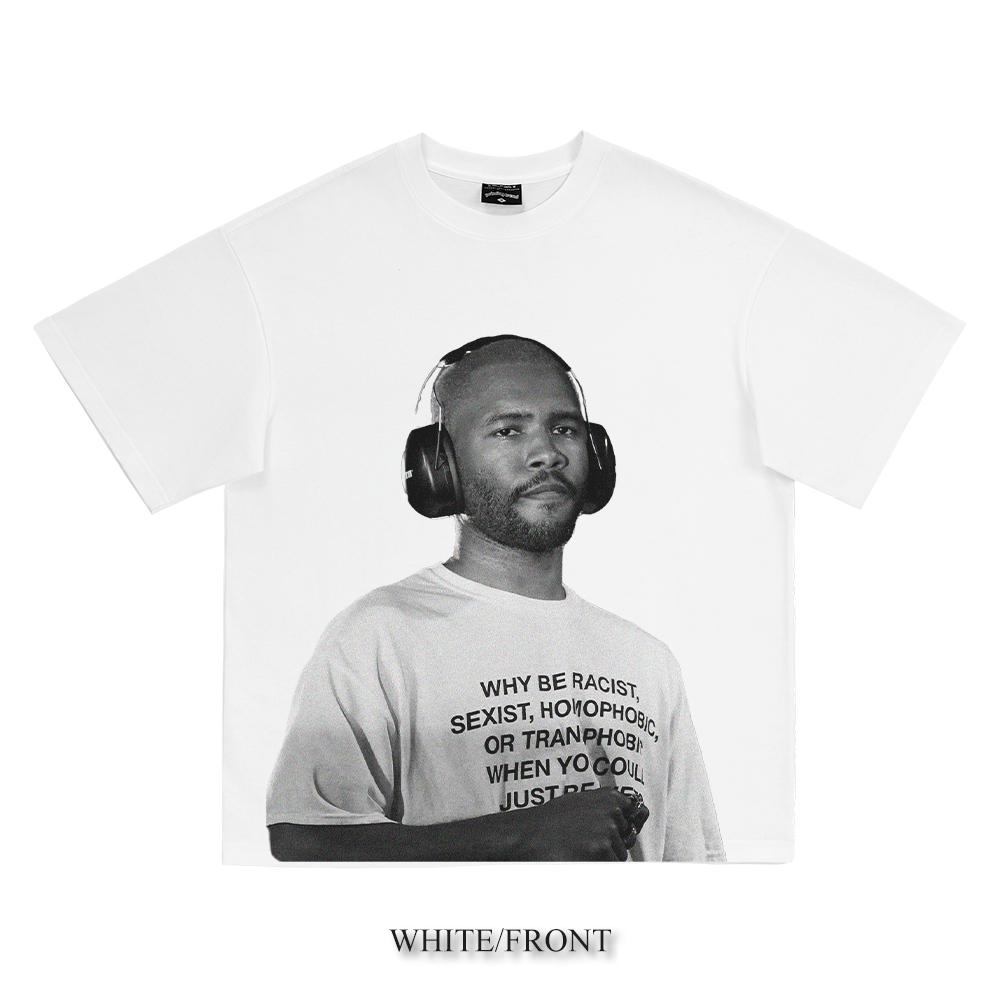 

Летняя мужская футболка Frank Ocean рэпер хип-хоп с принтом хай-стрит с круглым вырезом из чистого хлопка высокого качества с коротким рукавом 4XL