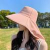New Summer UV Protection Face Covering Neck Protector Sun Hat Fishing Cap Large Brim Hat Sunscreen Hat Net Hat