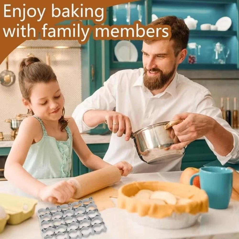 Non-Stick Fish Shaped Baking Mold Stainless Steel Biscuit Cutters Fondant Cookie Cutter  Kitchen