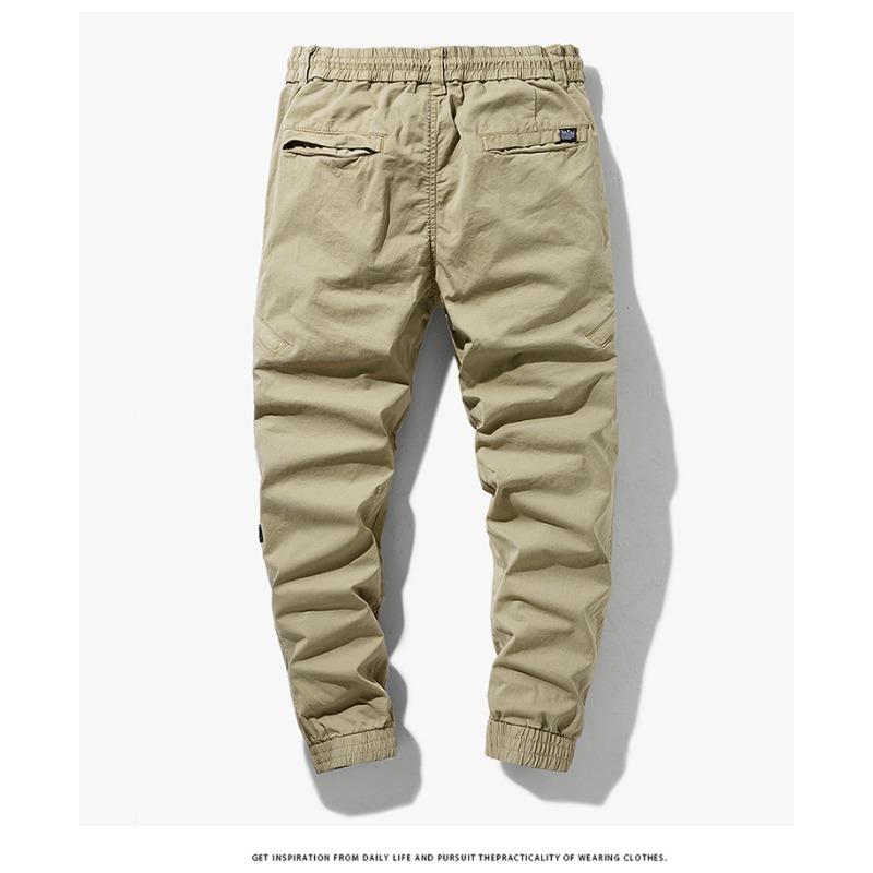 Summer Men's Tooling Casual Pants Trendy Men's Leggings Multi-bag Style Style Trend Tooling Style