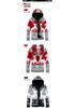 Men's Plus Size Hooded Zipper Knit Fleece Cardigan - European & American Style Sweater Coat Outerwear