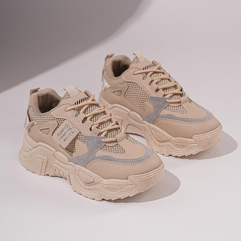 New spring platform dad shoes casual spring and autumn mesh breathable sports K