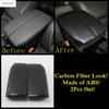 Gear Shifter Head AC Air Window Lift Read Light Cover Trim For VW Volkswagen Atlas / Teramont 2017- Carbon Fiber Accessories