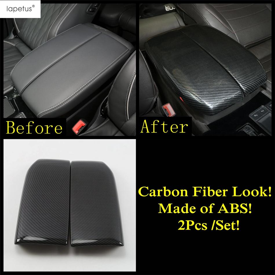 Gear Shifter Head AC Air Window Lift Read Light Cover Trim For VW Volkswagen Atlas / Teramont 2017- Carbon Fiber Accessories