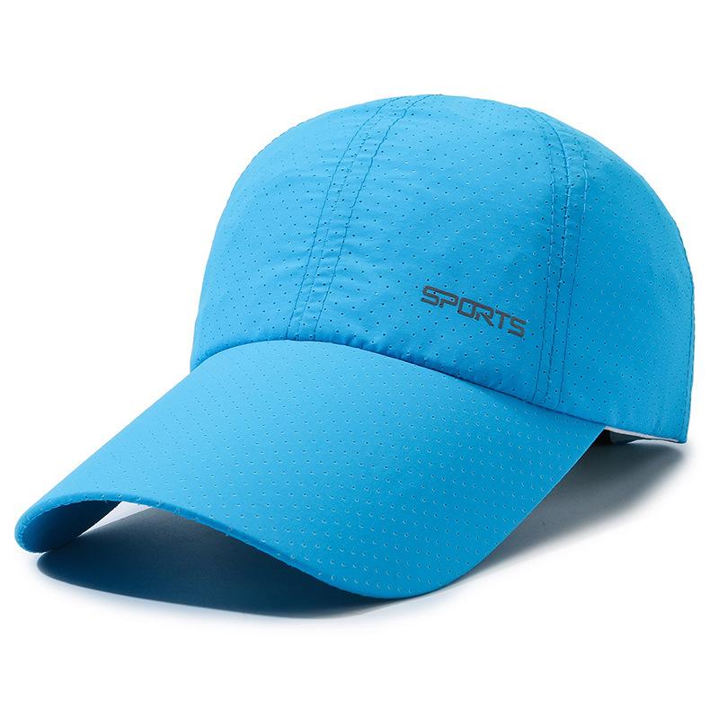 Fashion Thin Quick-Drying Sun Cap Unisex Running Cap Breathable Cap Peaked Cap Extended Brim Baseball Cap