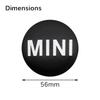 4Pcs 56mm Car Wheel Hub Center Cap Badge Stickers For Mini Cooper One S JCW R55 R56 F55 F56 R57 R58 R60 Countryman Accessories
