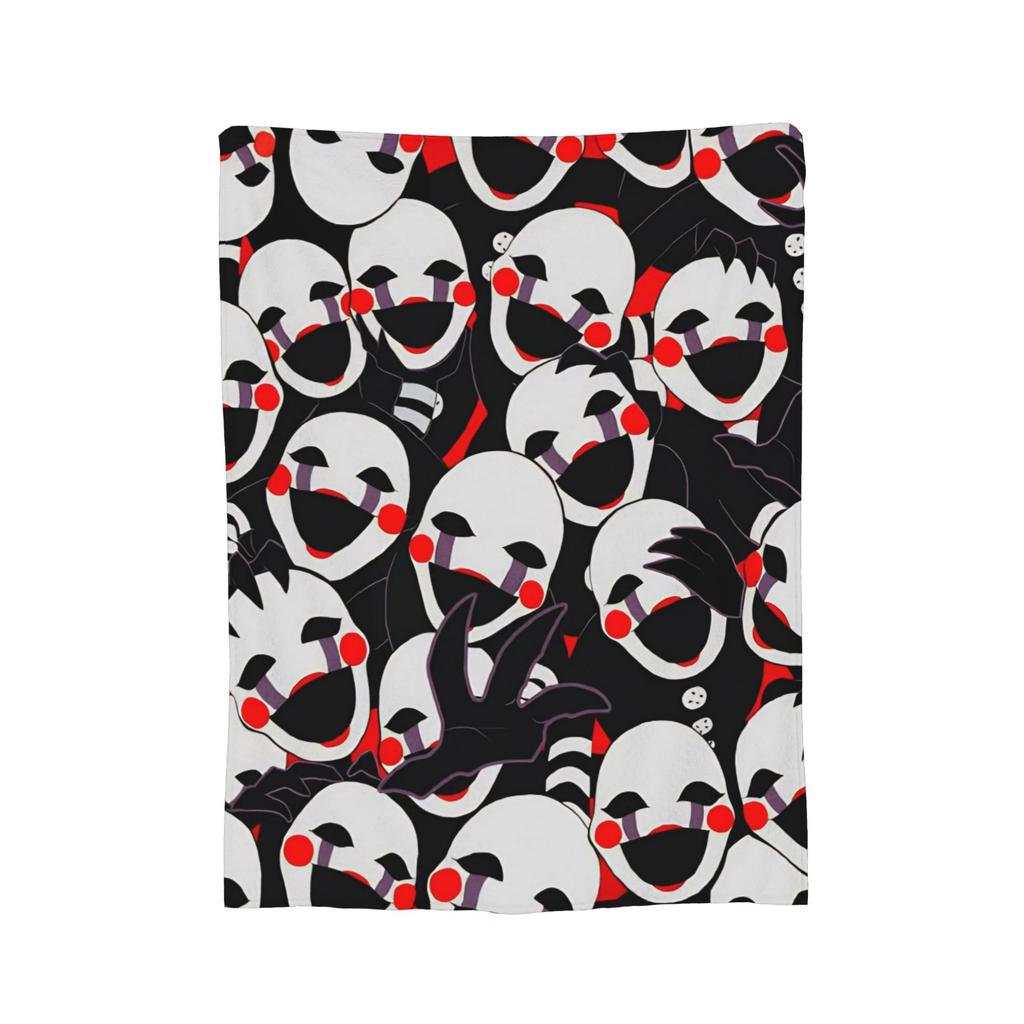 FNAF At Freddys Blanket Flannel All Season Portable Super Warm Throw Blanket for Bedding Bedroom Bedspread
