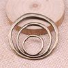 1Pcs 3-Layer Circle Charms Earrings Charms Antique Bronze Color 49X51mm