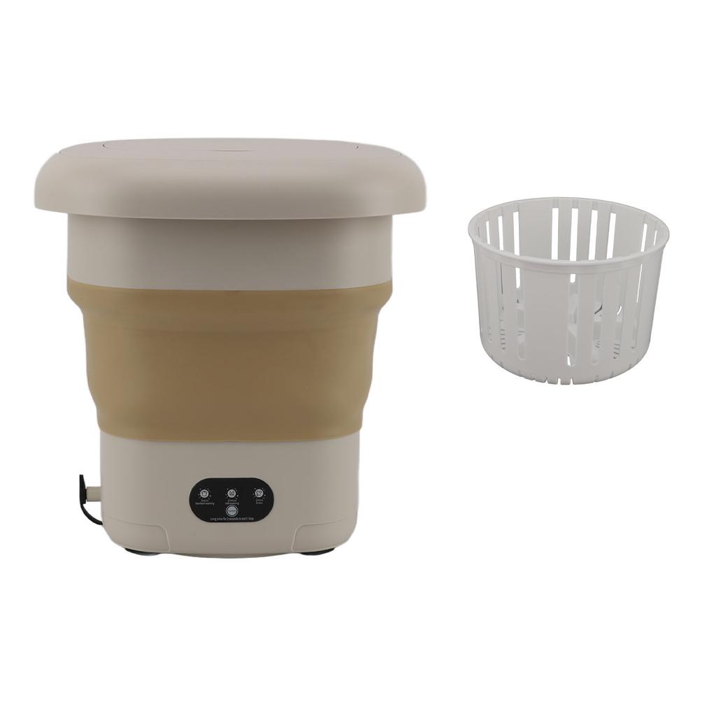 9L Folding Washing Machine Mini Portable Washing Machine Underwear Bucket Washer for Household