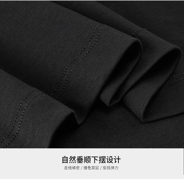 Cotton Breathable Summer Business Casual T-shirt for Men
