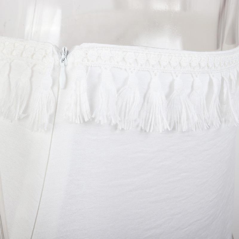 Ladies Women Coolred Lace Fringe Splicing Half-body Skirt