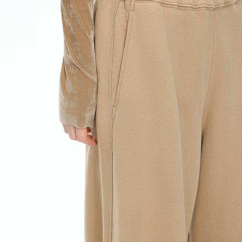 JNBY 2025 Winter Cotton Curved-Leg Casual Pants