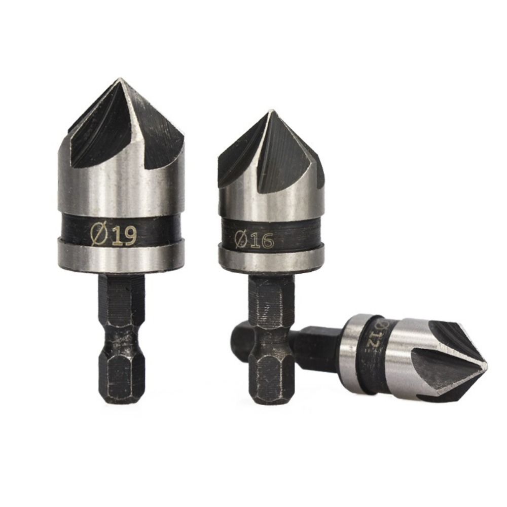 90 Degree Chamfer Drill Bit Chamfering Tool Chamfering Grinding Drill Bit Hole Opener Bit