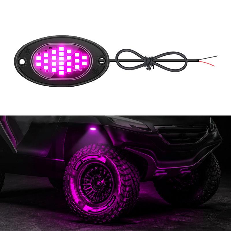 12V Car Led Chassis Light Off-road Vehicle Wrangler Chassis Modification Light Middle Net Light Ambient Light