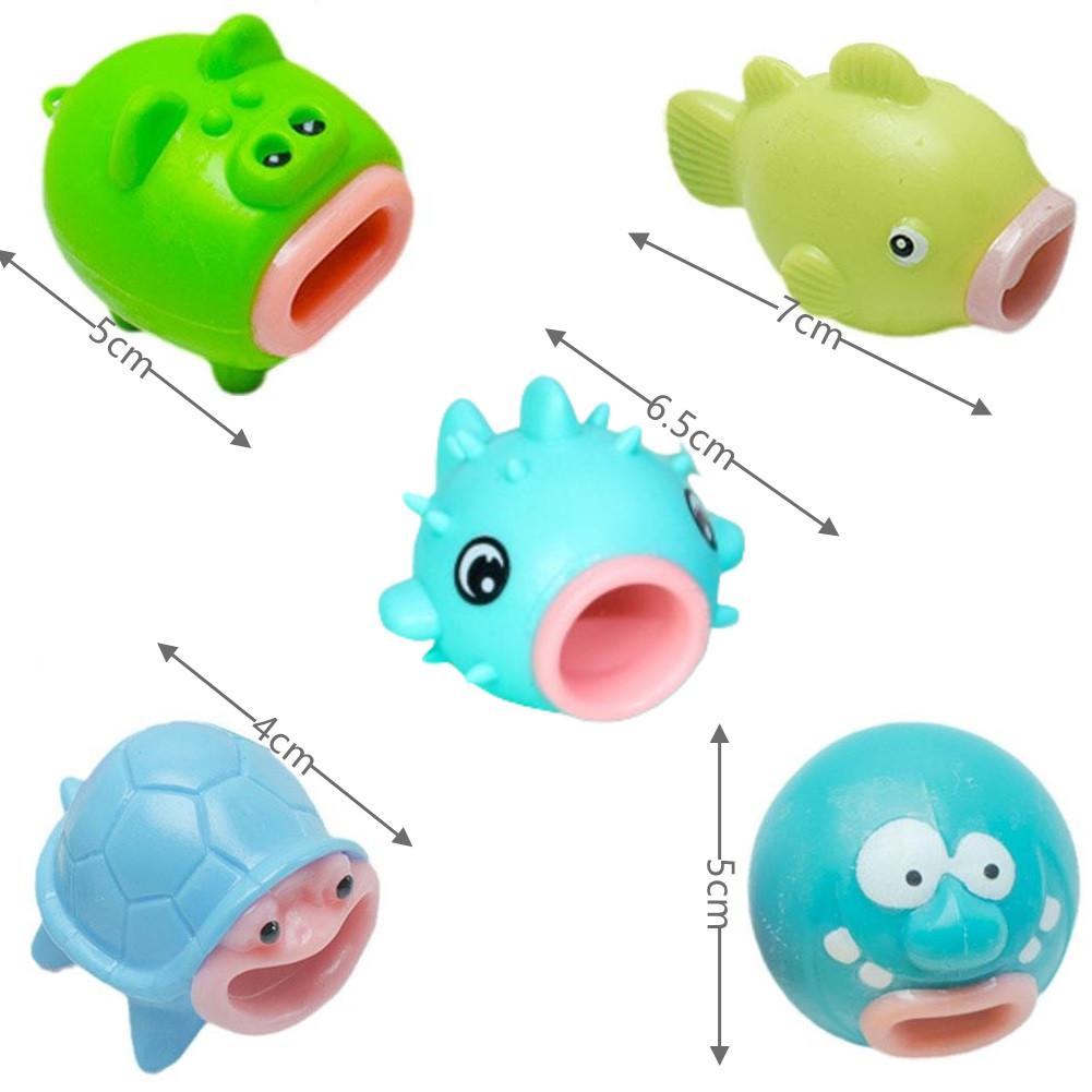 

Tongue Sticking Animal Pinch Stress Relieving Toy Pig Fish Clown Turtle Fidget Toy Release Stress Children S Cartoon Doll Pinch (As shown-31965)-