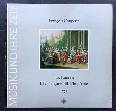 LP Record FRANÇOIS COUPERIN - QUADRO AMSTERDA - Les Nations: I. La Française • III. SAWT9476A Telefunken 1965 Germany Classical Used