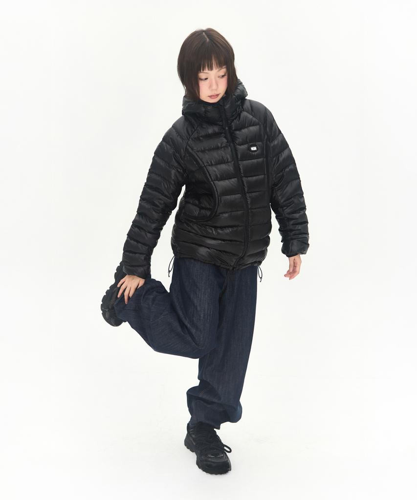 Video Jockey Bicky Lightweight Duck Down Jacket [Black]