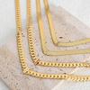 European & American Chunky Chain Spliced Necklace: Versatile Men’s & Women’s Jewelry