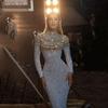 Rochie nouă de primăvară europeană și americană pentru femei, cu gât rotund, subțire, cu temperament, model S, cu paiete, sexy, rochie strâmtă pe șolduri