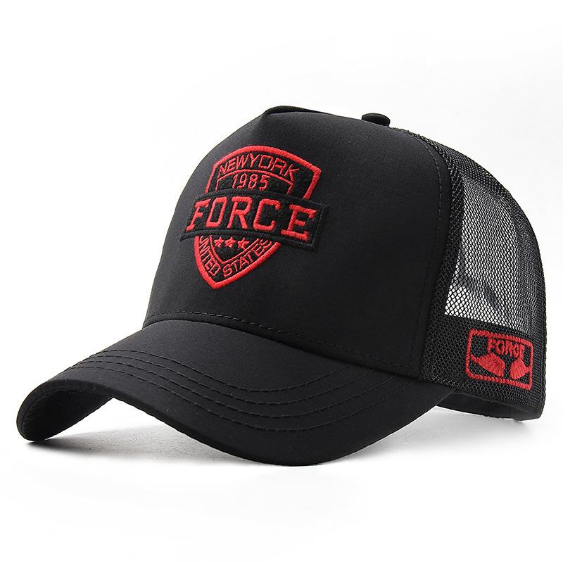 Letní pánská síťovaná baseballová čepice Outdoorový sportovní kšiltovka s nápisem pro ženy Unisex prodyšné čepice Hip Hop Trucker klobouky Léto Pánské