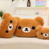 Cute Rilakkuma Plush Warm Hand Pillow Cartoon Bear Peluche Stuffed Toy Soft Cushion Birthday Gift